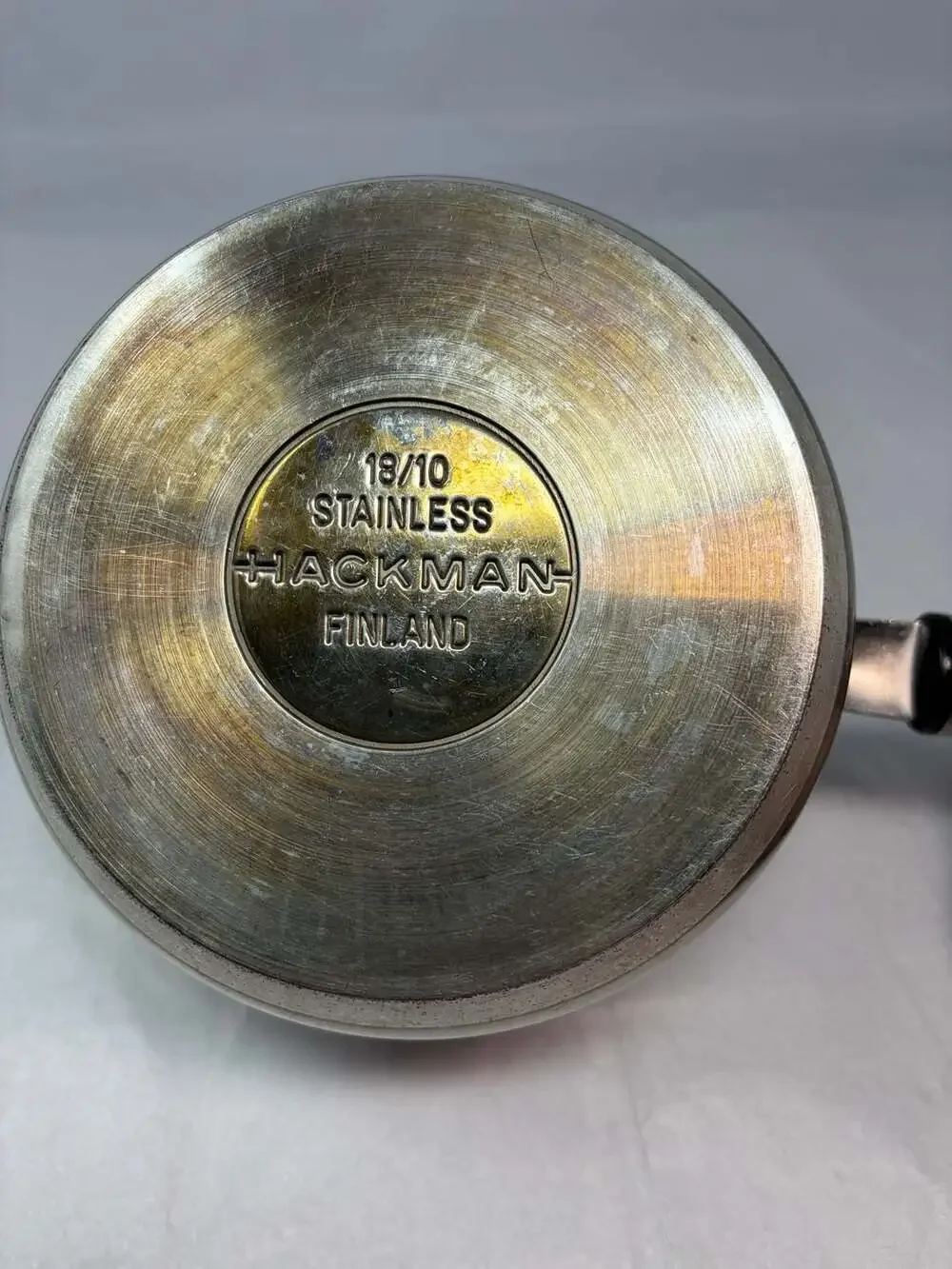 Vintage Hackman Finland 18/10 Stainless Steel Small Saucepan long handle quality